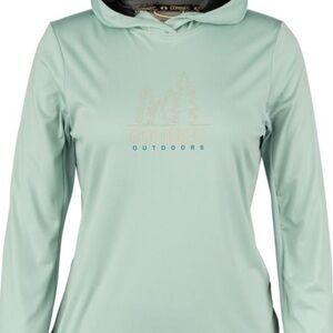 Connect Outdoors Light Blue Hoodie Mosquito net built into the hood. Medium